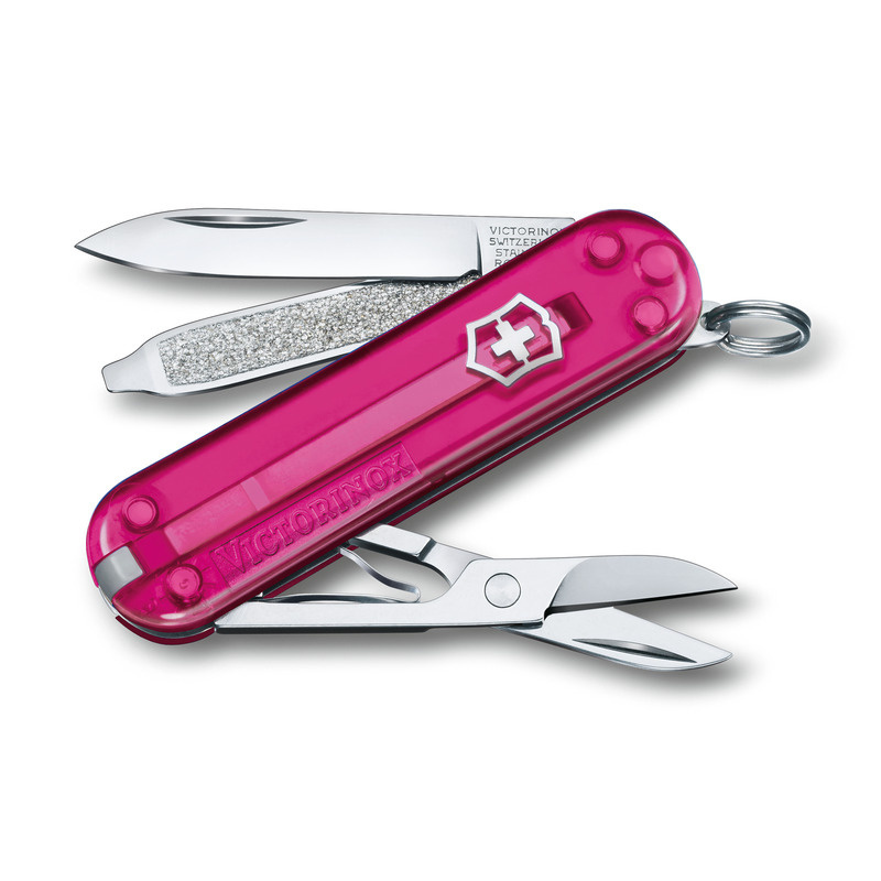 Logotrade firmakingitused pilt: Taskunuga Classic SD läbipaistev Victorinox