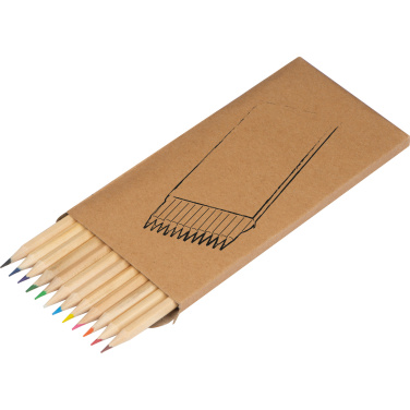 Logo trade meene pilt: 12-osaline värvipliiatsikomplekt MENORCA