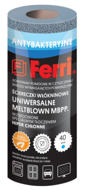 Logo trade reklaamkingid foto: Super MELTBLOWN mittekootud puhastuslappidega rull 145021200