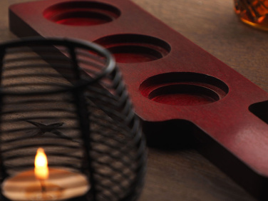 Logotrade ärikingid pilt: Puidust 3 Shot klaasi alusega 1863121