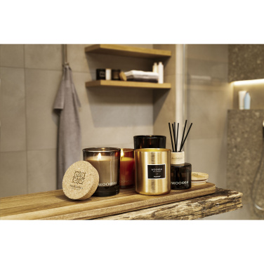 Logo trade reklaamtoote pilt: Woooshi lõhnaküünal korgist kaanega