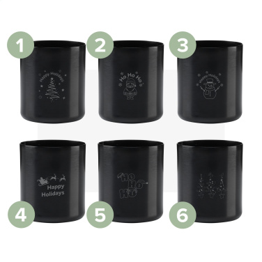 Logotrade ärikingid pilt: Woooshi lõhnaküünal True Wood X-Mas