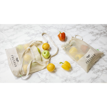 Logo trade reklaamtoote pilt: Natura Organic Mesh Shopper (180 g/m²) ostukott