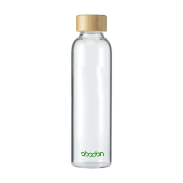 Logotrade firmakingituse foto: Senga Glass Bamboo 500 ml joogipudel