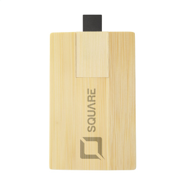 Logo trade ärikingitused foto: Krediitkaart USB Bamboo 16 GB