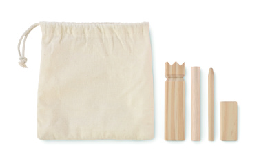 Logotrade ärikingi foto: KING PETIT männipuidust õuemäng