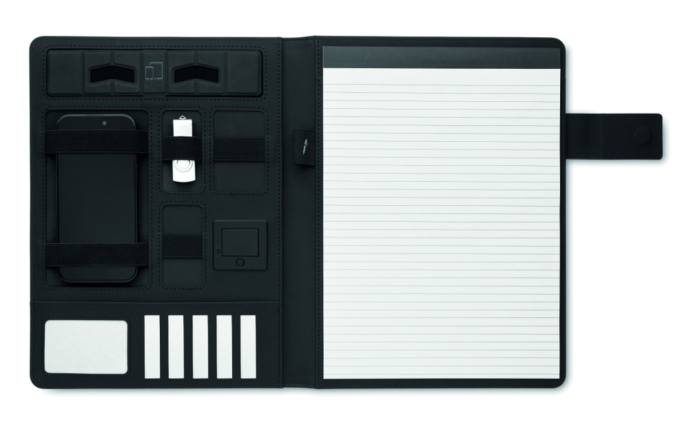 Logo trade ärikingid foto: BURGUS A4 kaust ja juhtmevaba laadija