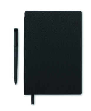 Logotrade reklaamtoote foto: NOTA A5 PU-märkmik pastapliiatsiga