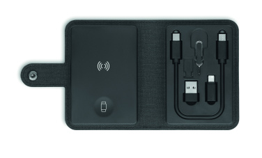 Logo trade reklaamkingi pilt: CAWATT 4 in 1 kaabli pistikute komplekt 15W