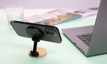 Logotrade reklaamkingitused pilt: Magmount RCS taaskasutatud plastist ja bambusest telefonialus