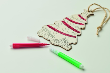 Logo trade ärikingituse pilt: Puidust jõulupuu värvimiskomplekt