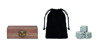 Logotrade ärikingi foto: 9 kivist jääkuubikute komplekt karbis ABERDEEN