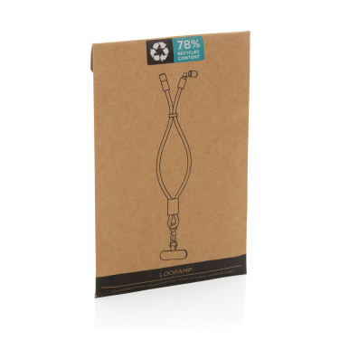 Logo trade reklaamtoote pilt: LoopAmp RCS RPET reguleeritav telefoni randmerihm 60W kaabel