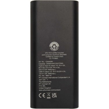 Logotrade meene foto: Acamar 20 000 mAh 70W sülearvuti akupank