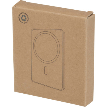 Logotrade ärikingituse foto: Acrab 5000 mAh 15W magnetiline juhtmevaba varupatarei koos 20W PD-ga - valmistatud taaskasutatud plastist