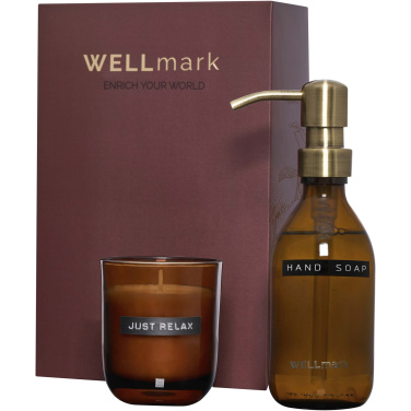 Logotrade ärikingituse foto: Wellmark Discovery 250 ml käteseebi dosaator ja 150 g lõhnaküünla komplekt