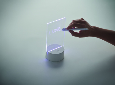 Logo trade meene pilt: LEDMEMO valgustatud LED-märkmetahvel