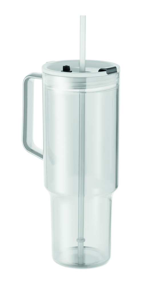 Logo trade reklaamkingituse pilt: MUGORA RPET-klaasist joogitops 1200ml