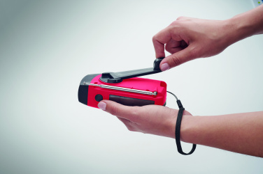 Logo trade reklaamtooted foto: Kaasaskantav SOS raadio LED-taskulampiga ONDA