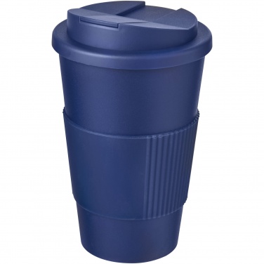 Logotrade mainoslahjat kuva: Americano® 350 ml muki, läikyttämätön kansi, grippi