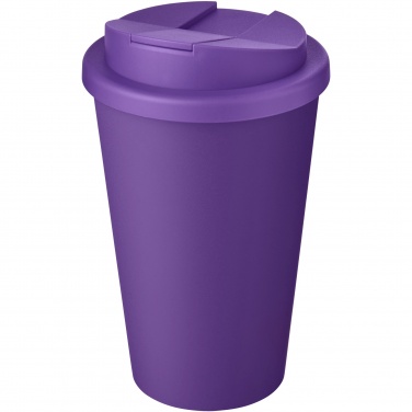 Logotrade mainoslahja ja liikelahja kuva: Americano® Eco 350 ml kierrätysmuki läikkymättömällä kannella