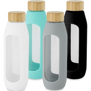 Logo trade mainoslahjat tuotekuva: Tidan 600 ml:n borosilikaattilasipullo silikonisuojalla
