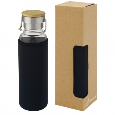 Logotrade mainoslahjat kuva: Thor 660 ml:n lasipullo neopreenisuojuksella