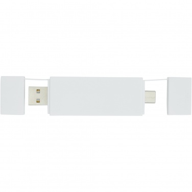 Logo trade mainoslahja kuva: Mulan Kaksois USB 2.0 -hubi