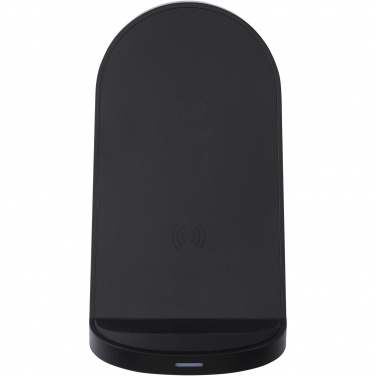 Logo trade liikelahjat tuotekuva: Loop 15 W:n langaton kaksisuuntainen latausteline RCS-kierrätetystä muovista