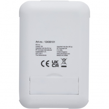 Logotrade liikelahja mainoslahja kuva: Savvy kierrätysmuovista valmistettu modulaarinen latauskaapeli puhelintelineellä