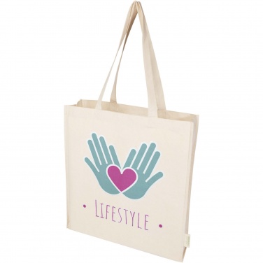 Logo trade liikelahjat mainoslahjat kuva: Orissa 180 g/m² organic full gusset tote bag 14L