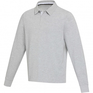 Logo trade mainostuotet tuotekuva: Clyde unisex organic rugby polo sweatshirt