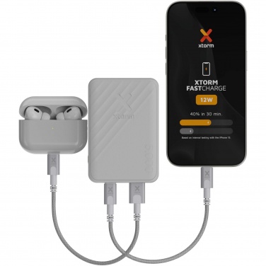 Logo trade mainostuotet tuotekuva: Xtorm XG205 Go2 12 W:n ja 5 000 mAh:n pikalatausvirtalähde 