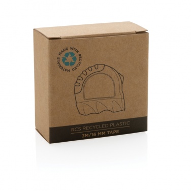 Logotrade liikelahja tuotekuva: RCS 3M/16 mm mittanauha kierrätetystä muovista