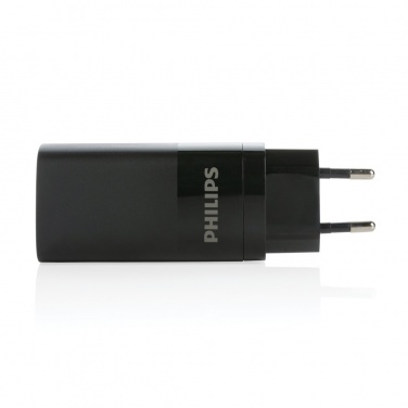 Logotrade liikelahja tuotekuva: Philips 65 W erittäin nopea PD 3-porttinen USB-laturi