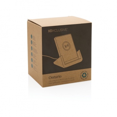 Logo trade liikelahjat mainoslahjat kuva: Ontario RCS 10W latauspidike kierrätetystä muovista