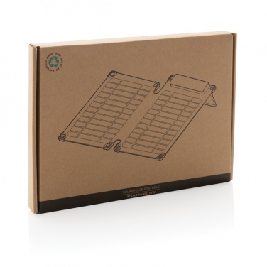 Logo trade mainostuotet tuotekuva: Solarpulse rmuovinen kannettava aurinkopaneeli 10W