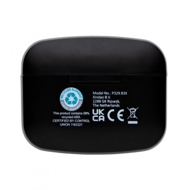 Logotrade liikelahja mainoslahja kuva: RCS Swiss Peak ANC TWS kuulokkeet kierrätetystä muovista