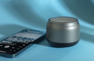 Logo trade liikelahja mainoslahja tuotekuva: BeatBuddy kierrätysmuovista valmistettu 3W kaiutin