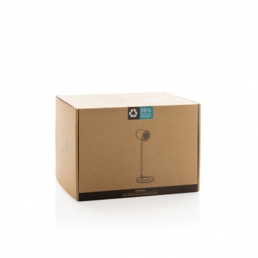 Logotrade mainoslahjat kuva: Zenara RCS 15W langaton pöytälamppu kierrätysmuovia/korkkia