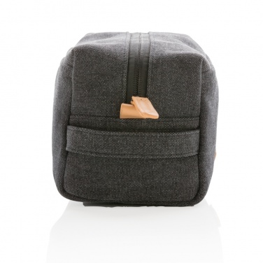 Logotrade liikelahjat mainoslahjat tuotekuva: Canvas-toalettilaukku - PVC-vapaa