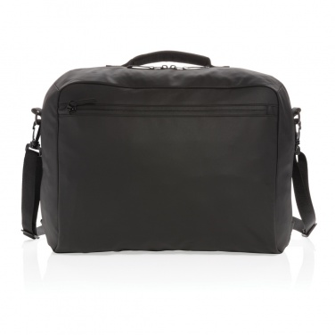 Logotrade mainoslahja ja liikelahja kuva: Musta PVC-vapaa Fashion-laptoplaukku 15,6"