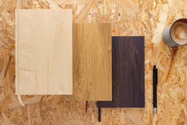 Logotrade mainoslahja tuotekuva: Kavana A5 vihko puukuvioinnilla