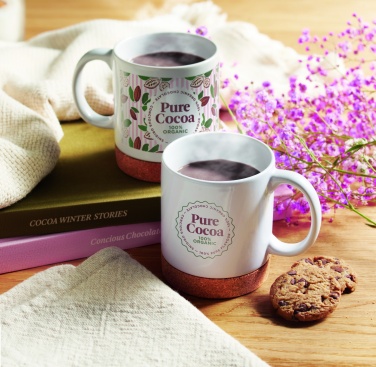 Logotrade mainoslahjat kuva: Keraaminen korkkimuki 280 ml