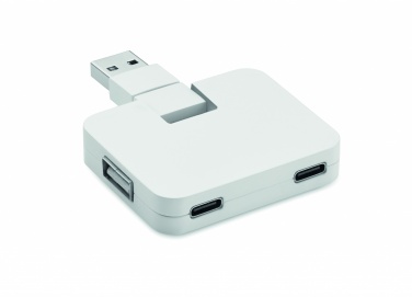 Logo trade mainostuote kuva: 4-porttinen USB-keskitin