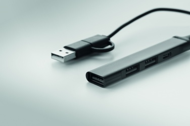Logotrade mainostuotet kuva: USB 4 portin keskitin 19 cm