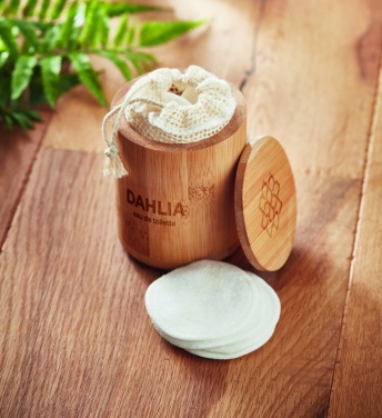 Logo trade mainostuote kuva: Bambu vanulappu rasia