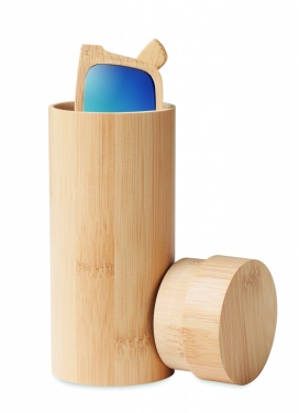 Logotrade liikelahja tuotekuva: Bambu aurinkolasit KEILA