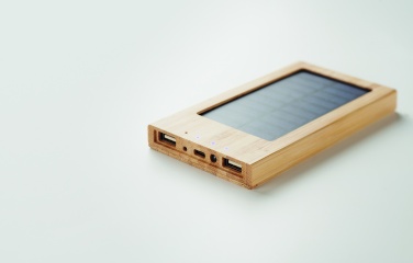 Logotrade mainostuote tuotekuva: Bambu varavirtalähde 4000 mAh ARENA SOLA