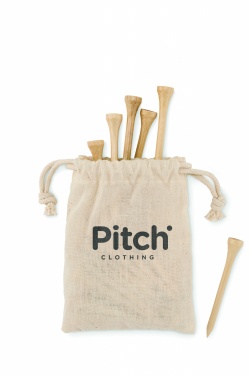 Logo trade liikelahjat mainoslahjat kuva: Bambu golf tiisetti